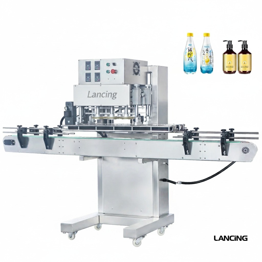 20-100mm Spindle Spray Twist Off Pump Bottle Capping Machine gallery 2