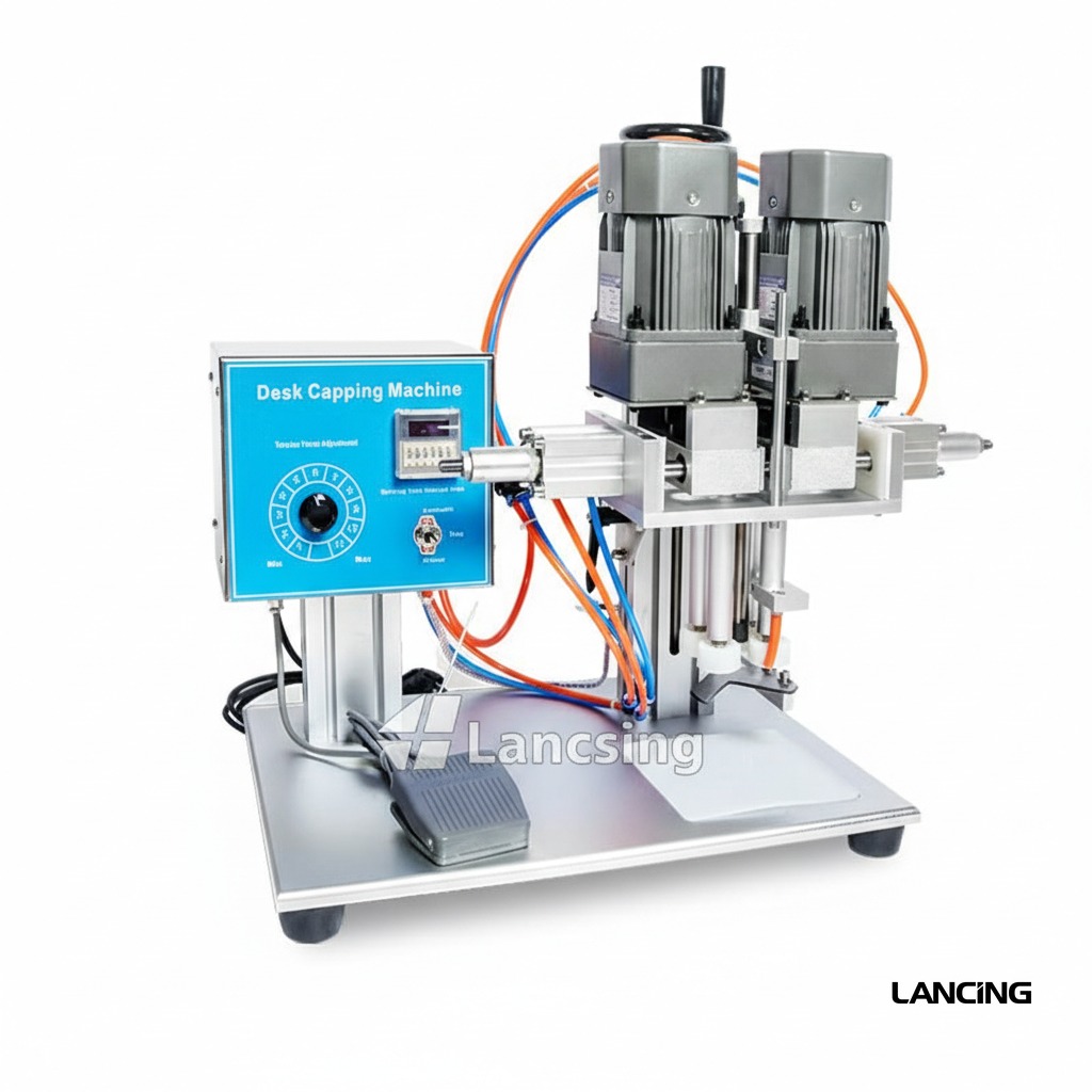 Desktop Semi-automatic Pump Bottle Capping Machine