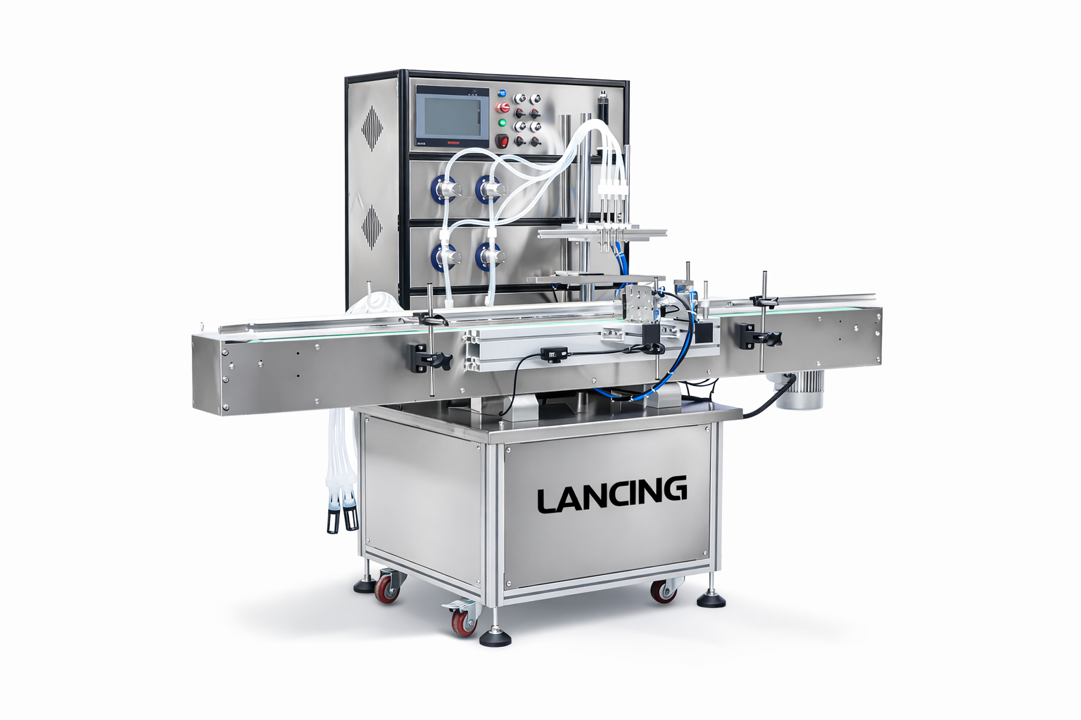 4 Heads Flow Diaphragm Pump Liquid Filling Machine gallery 5