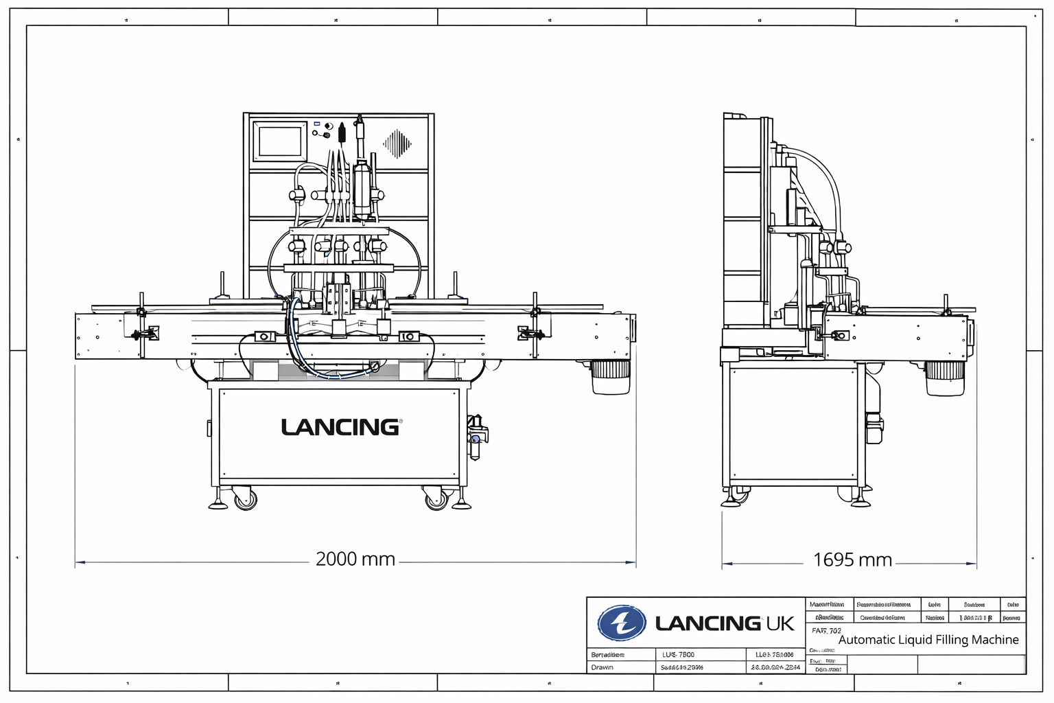 4 Heads Flow Diaphragm Pump Liquid Filling Machine gallery 6
