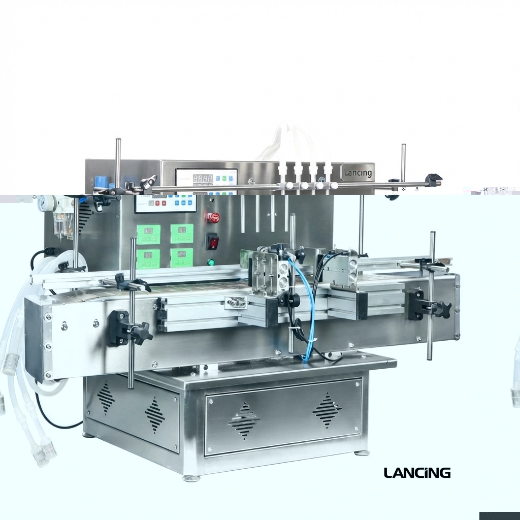 ZS-DTPP4C 4 Heads Peristaltic Pump Liquid Filling Machine