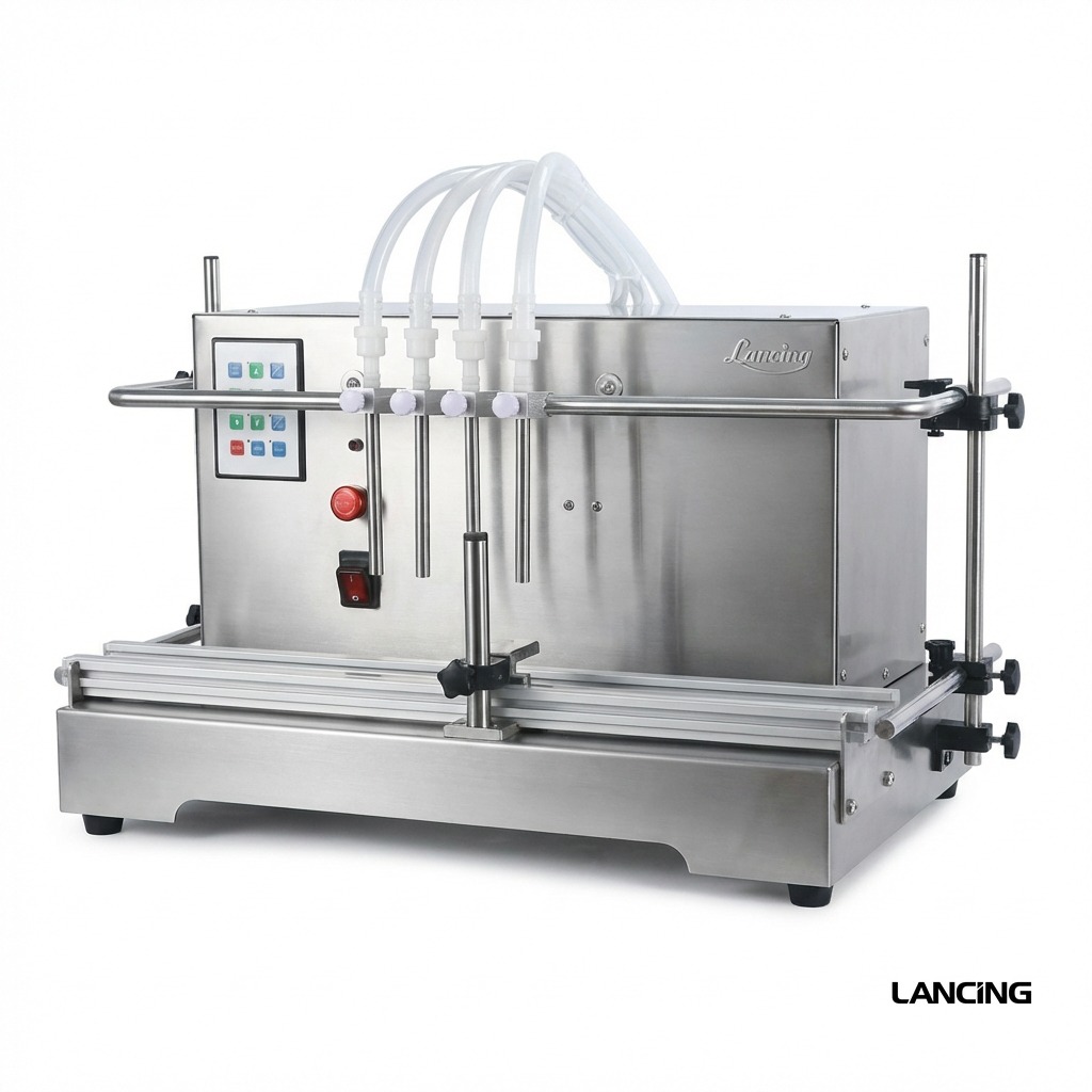 ZS-DTPP4C 4 Heads Peristaltic Pump Liquid Filling Machine gallery 2