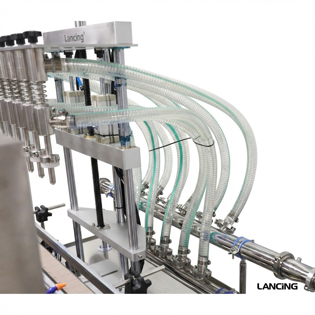 Automatic Centrifugal Pump Whiskey Beverage Liquid Filling Machine gallery 5