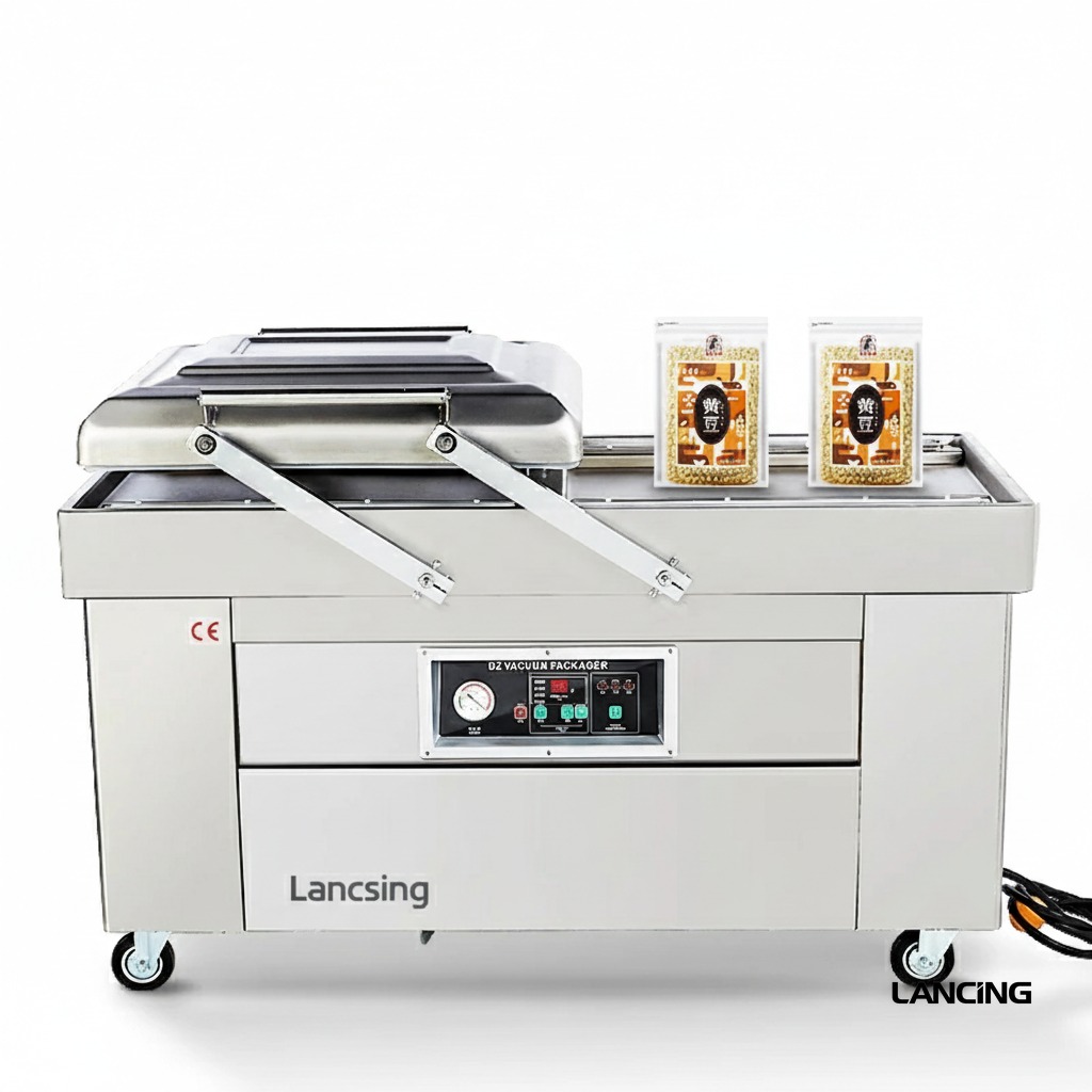 Double Chamber Vacuum Sealer with Date Coding System