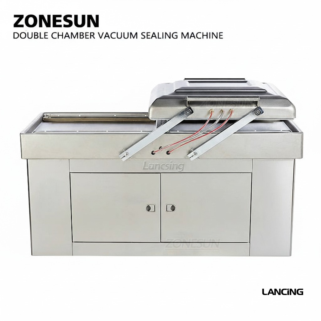 Double Chamber Vacuum Sealer with Date Coding System gallery 3