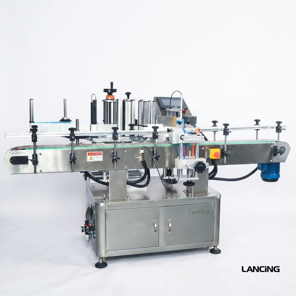 Automatic Double Side Round Positioning And Labeling Machine gallery 2