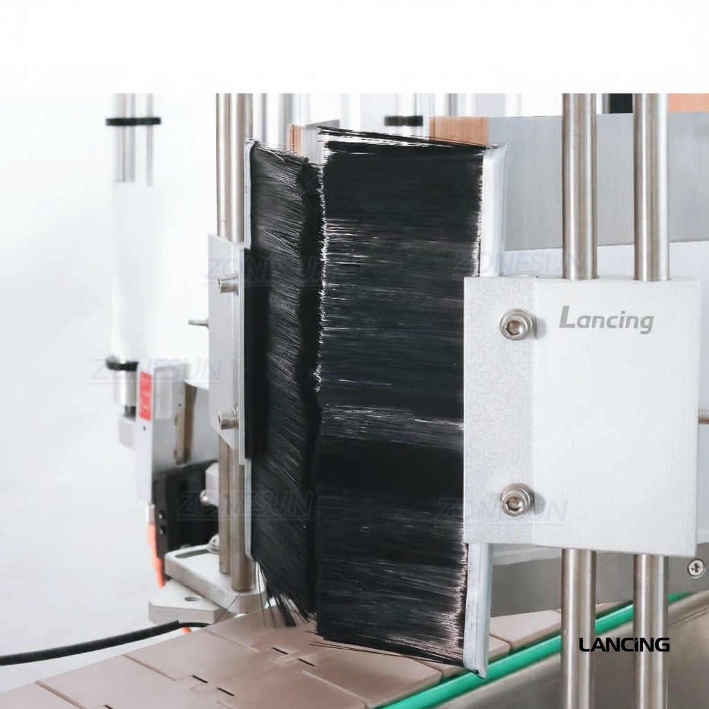 Double-Sided Square Bottle Labeling Machine gallery 2