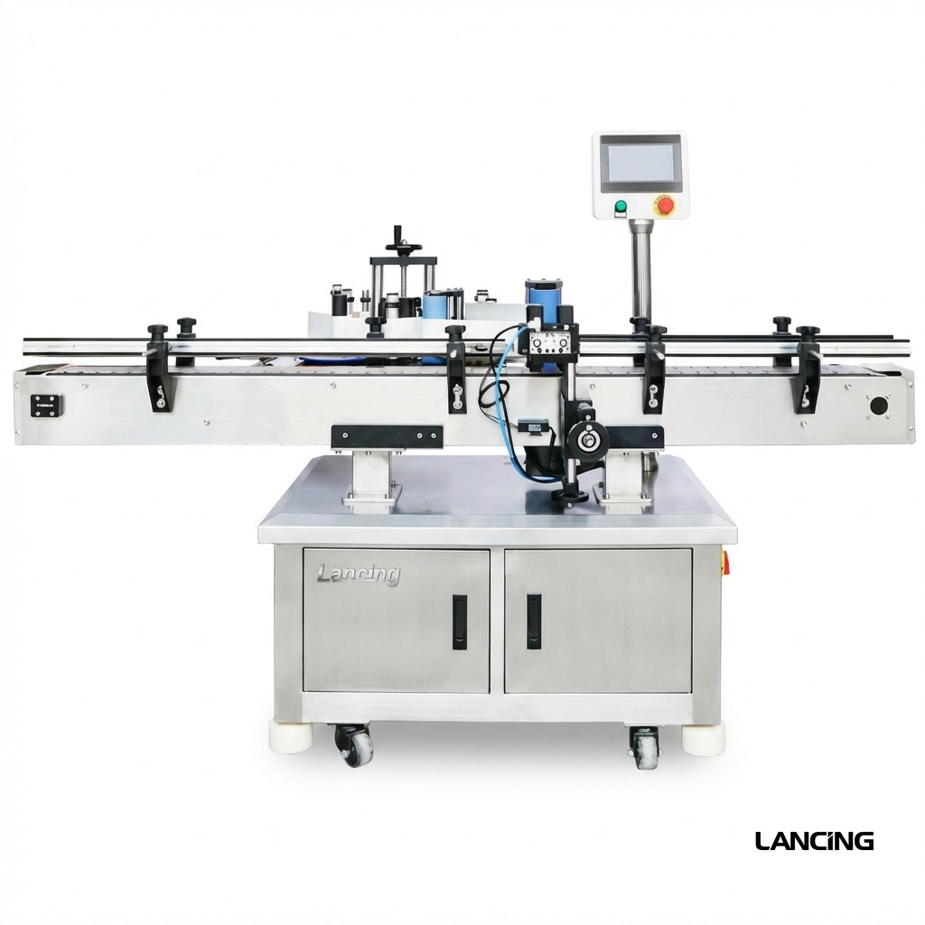 Automatic Round Bottle Labeling Machine