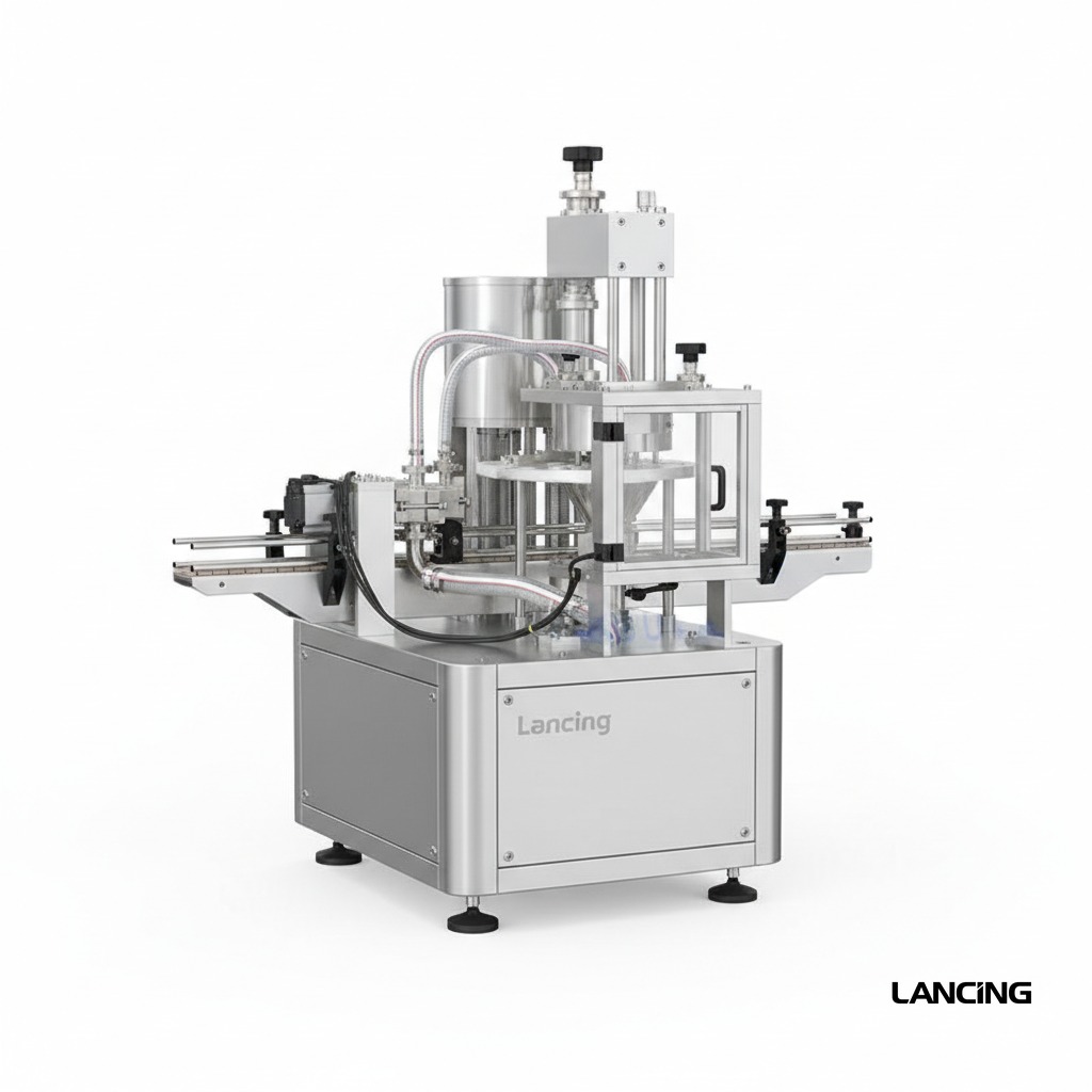 Automatic Cosmetic Paste Filling Aluminum Foil Sealing Capping Machine gallery 4