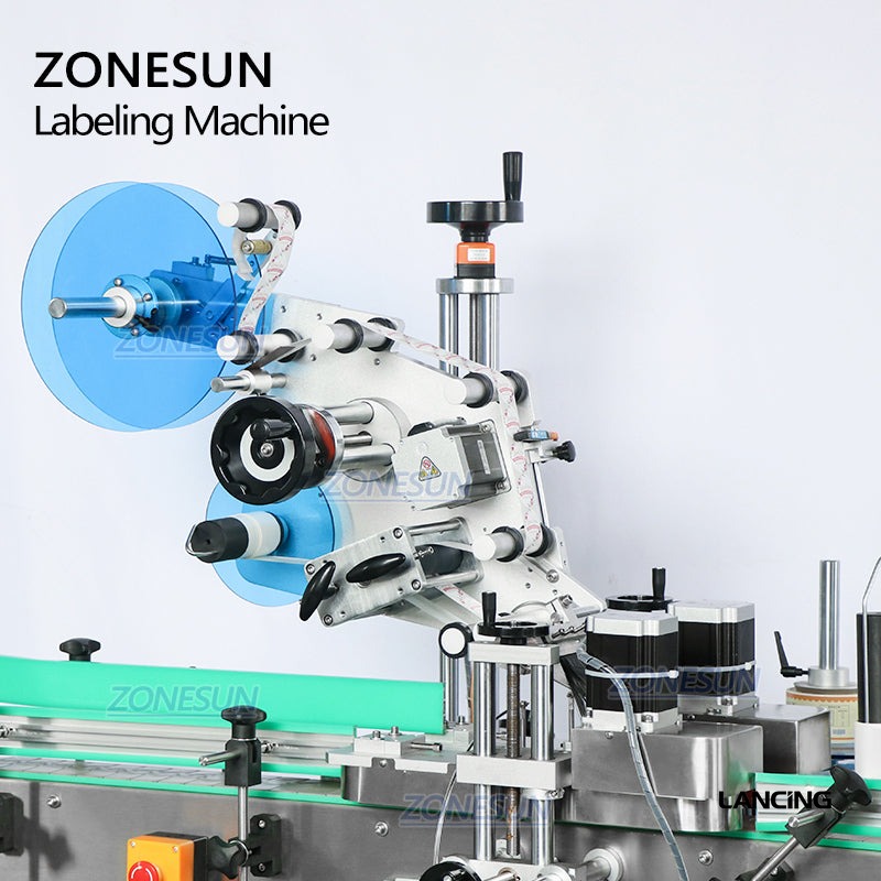 Dual-Function Flat Cap & Round Bottle Labeling Machine gallery 2