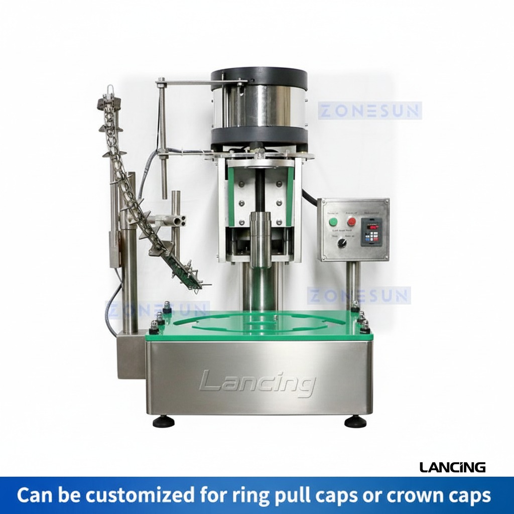 Automatic Ring Pull Crown Capping Machine gallery 3