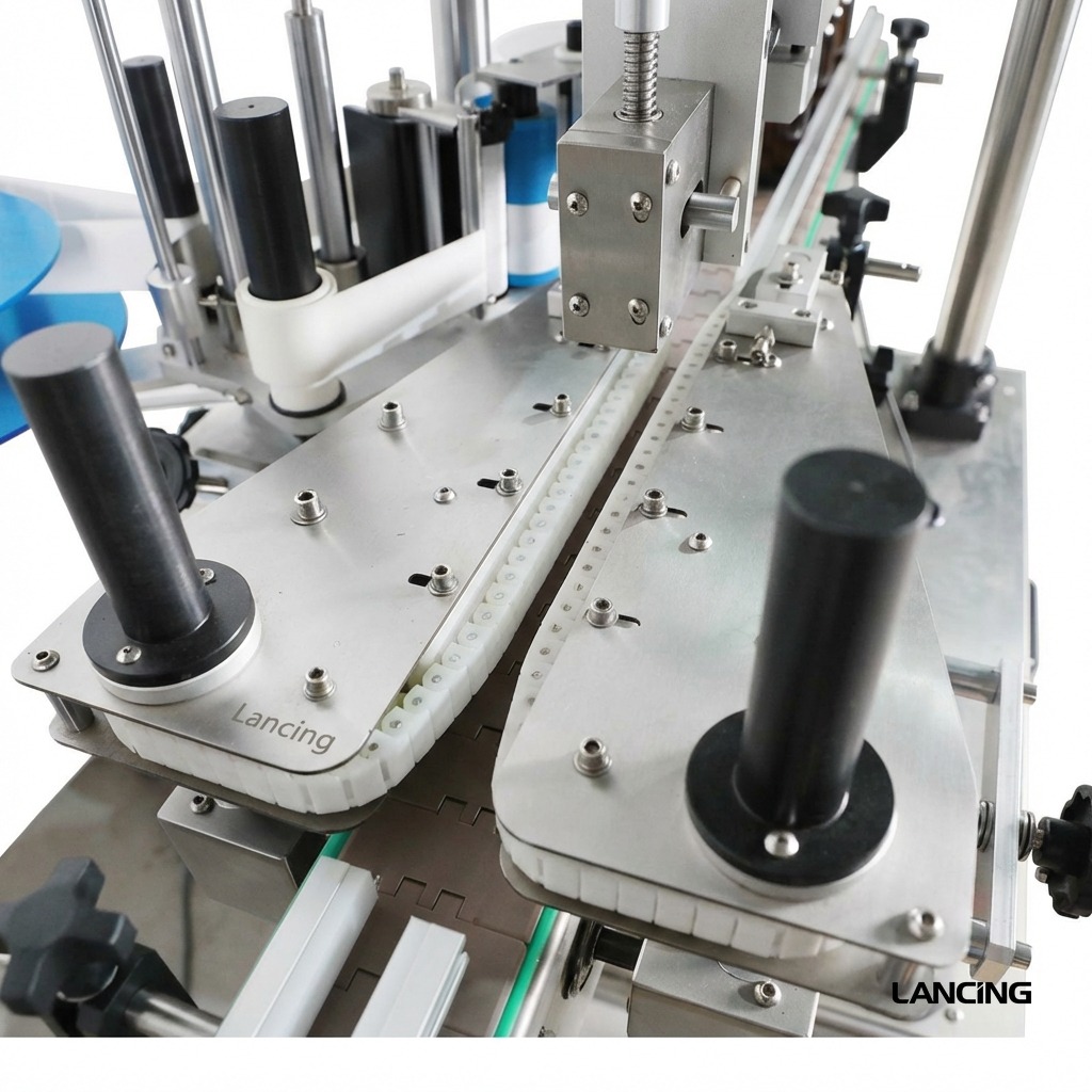 Automatic Single Side Glue Bottle Flat Labeling Machine gallery 4