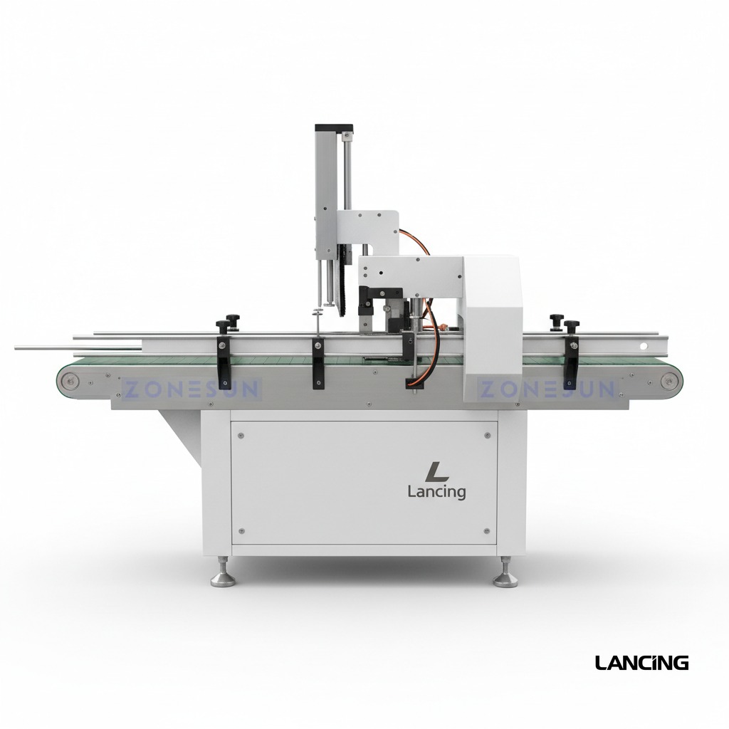 Automatic Square Bottle Double Sides Labeling Machine gallery 4