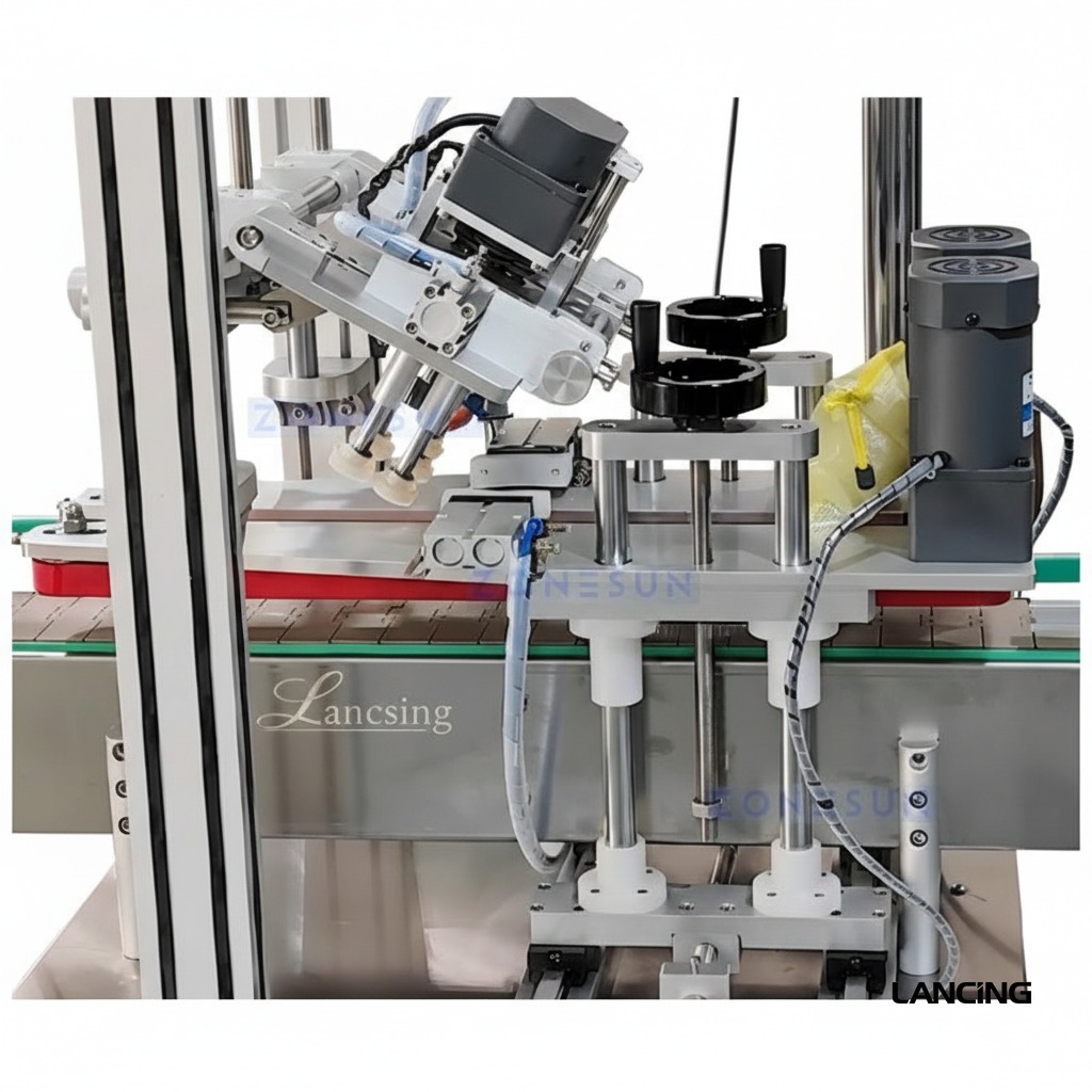 Automatic Toilet Cleaner Bottle Capping Machine gallery 3