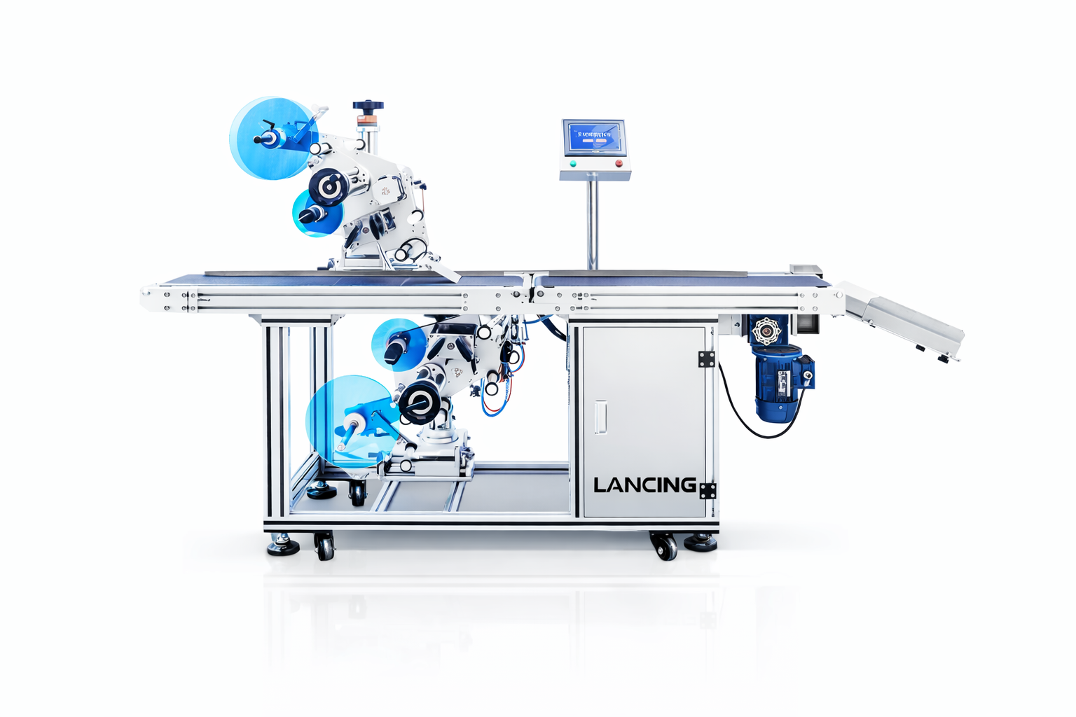 Automatic Top & Bottom Flat Surface Labeling Machine