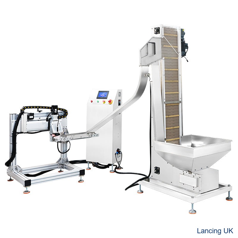 Automatic Cup Lid Pressing Machine with Cap Elevator Yogurt Cup Pressing Machine gallery 2