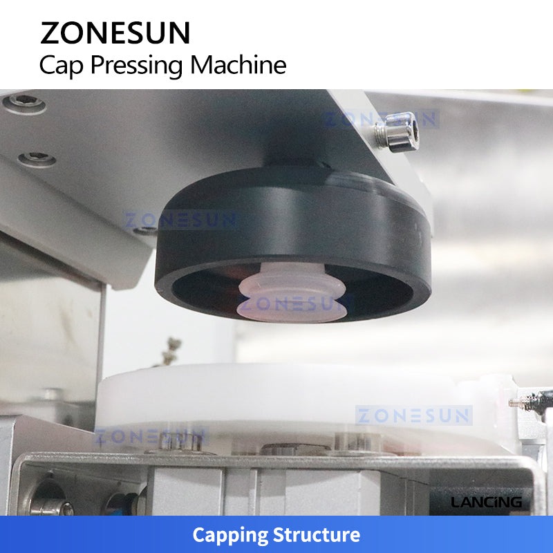 Automatic Cup Lid Pressing Machine with Cap Elevator Yogurt Cup Pressing Machine gallery 5