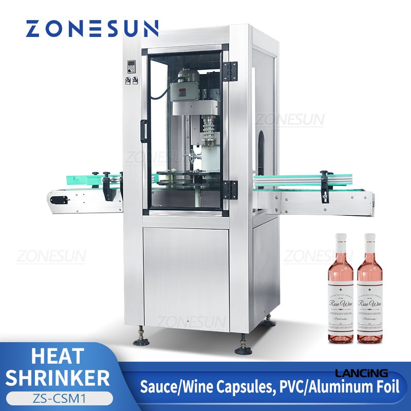 ZS-CSM1 Bottle Neck Capsule Shrinking Machine | PVC & Foil Sealing gallery 2