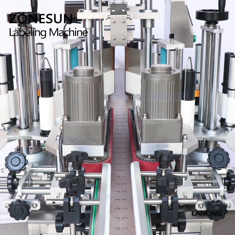 Double Side Square Bottle Labeling Machine gallery 2