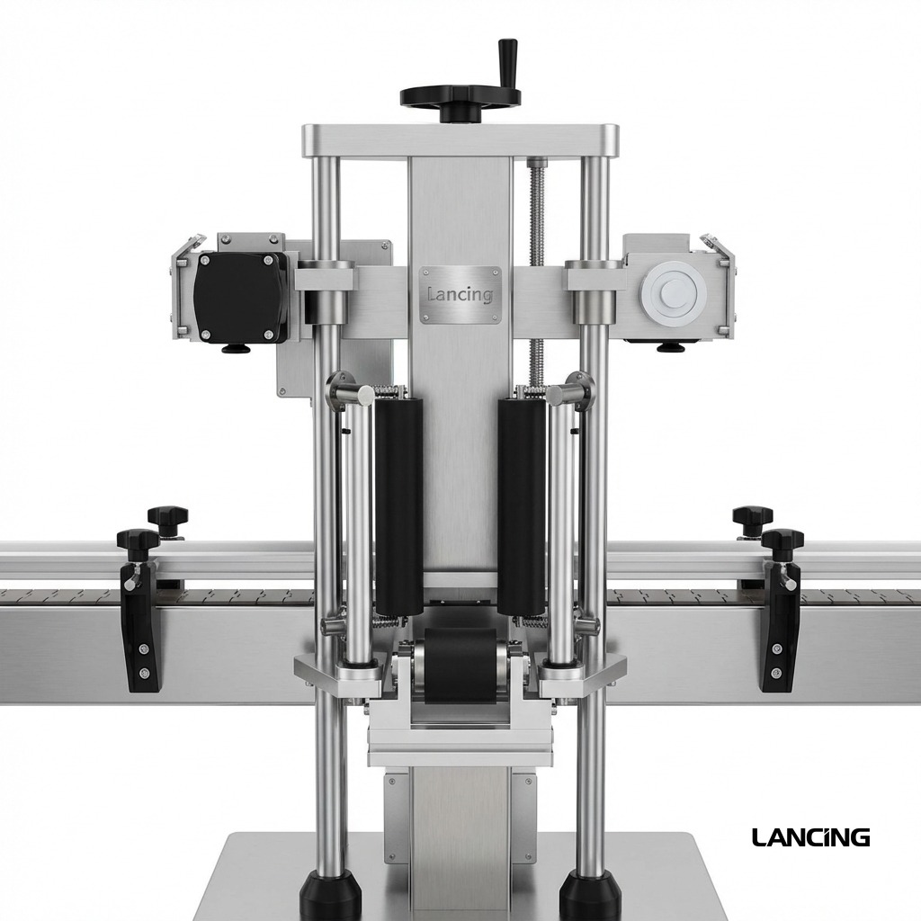Double Side Square Bottle Labeling Machine gallery 3