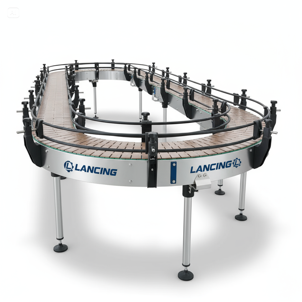 Custom U-Shape Chain Conveyor Belt for Production Line gallery 6
