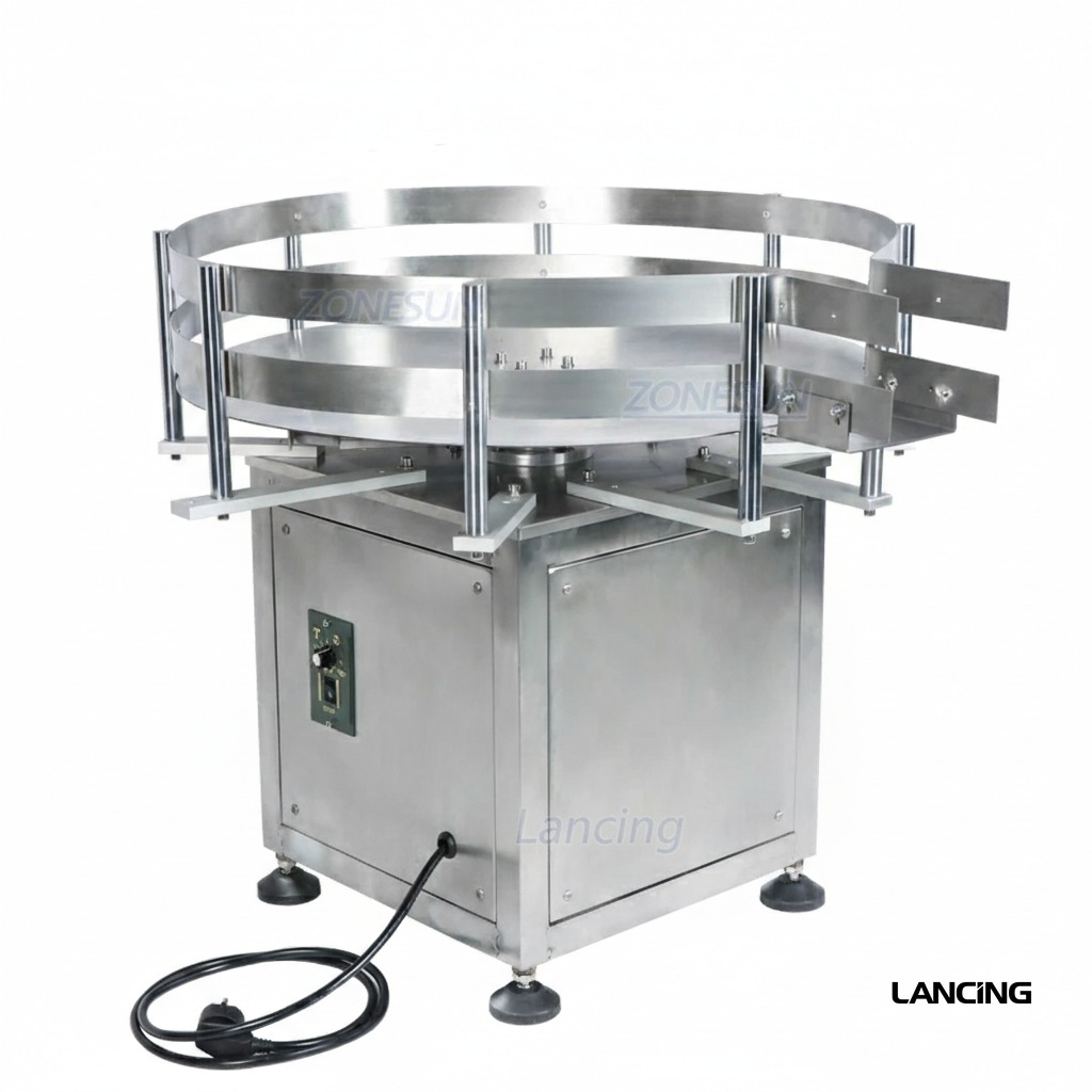 Desktop Rotary Bottle Unscrambler Machine