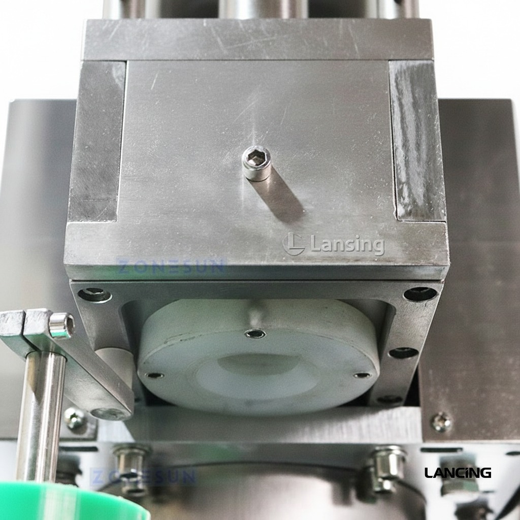 ZS‑DSJ2 Automatic Wine Bottle Cork Feeding Capping Machine gallery 3