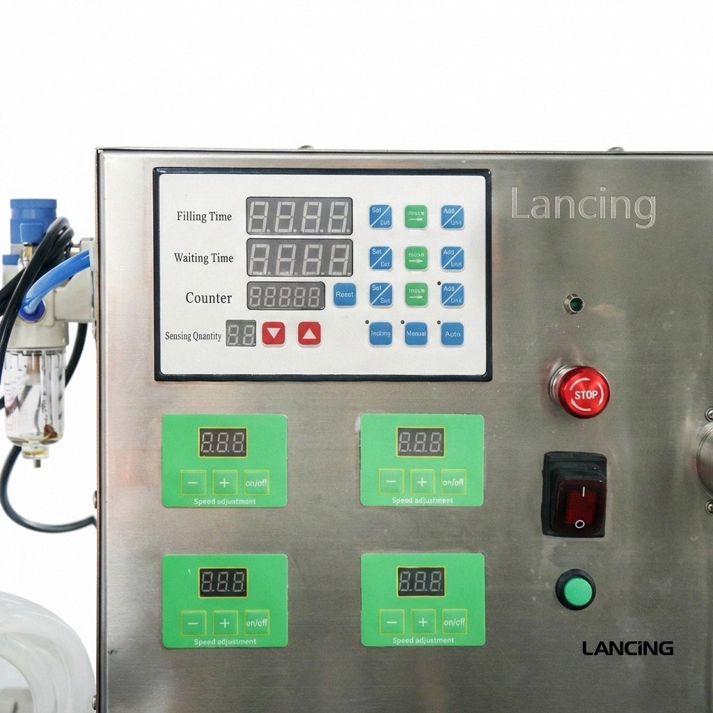 ZS-DTMP4AL Magnetic Pump Liquid Filling Machine gallery 2