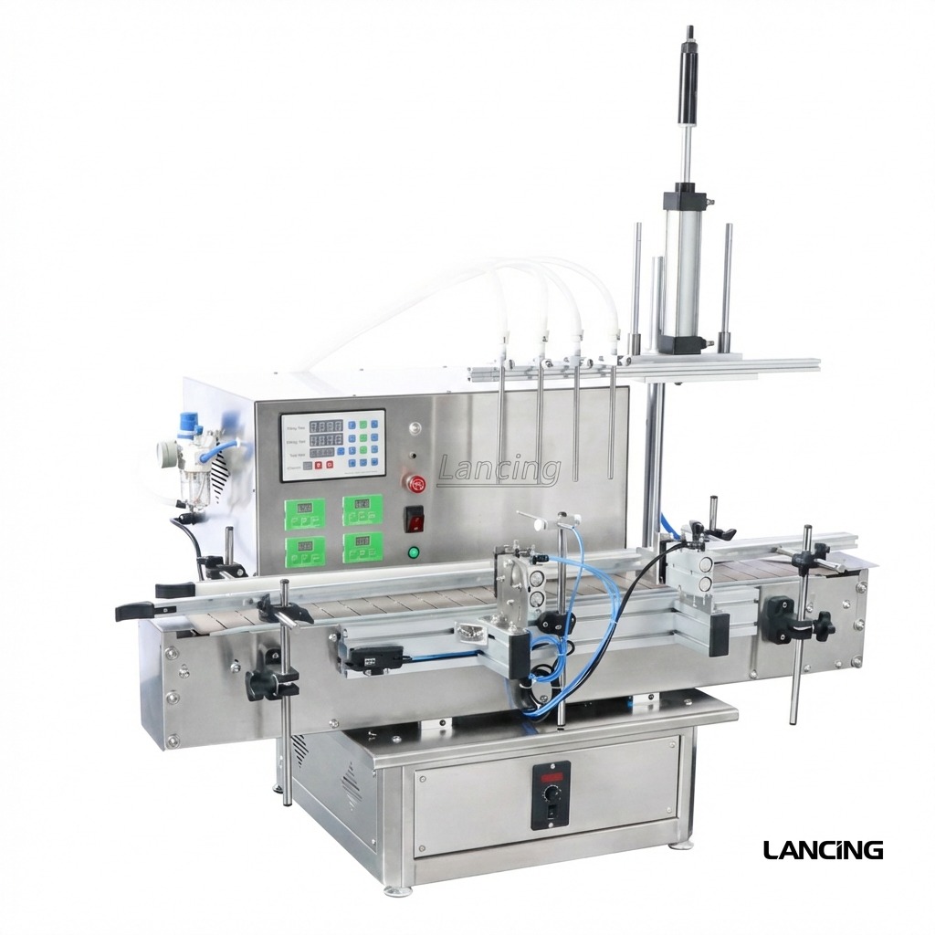 ZS-DTTP4D Desktop Liquid Filling Machine