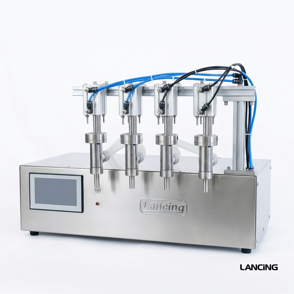 ZS-DTPP4E 4-Nozzle Pneumatic Peristaltic Liquid Filling Machine gallery 2