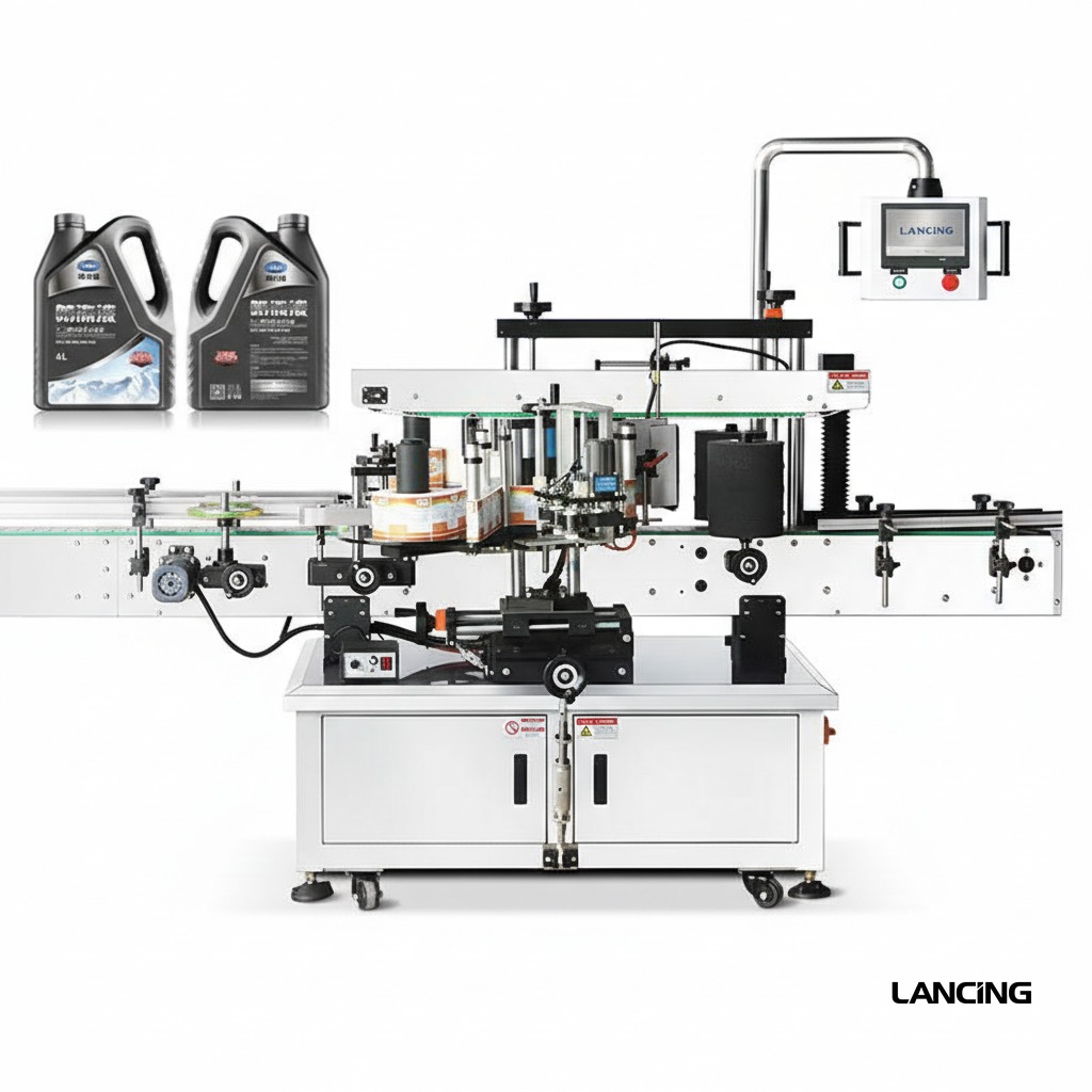 Detergent Bottles Double-Sided Labeling Machine