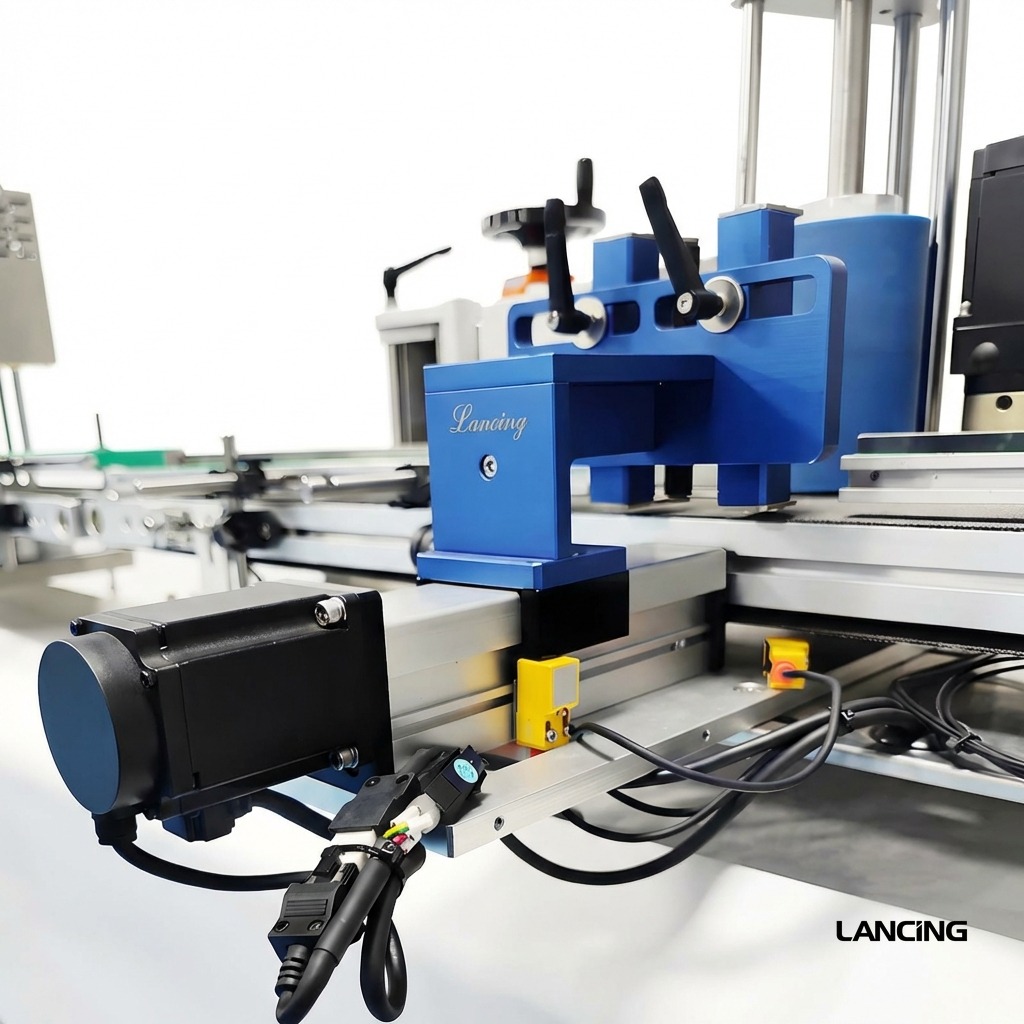 Fully Electric Desktop Essential Oil Moisturizing Round Bottle Labeling Machine gallery 4