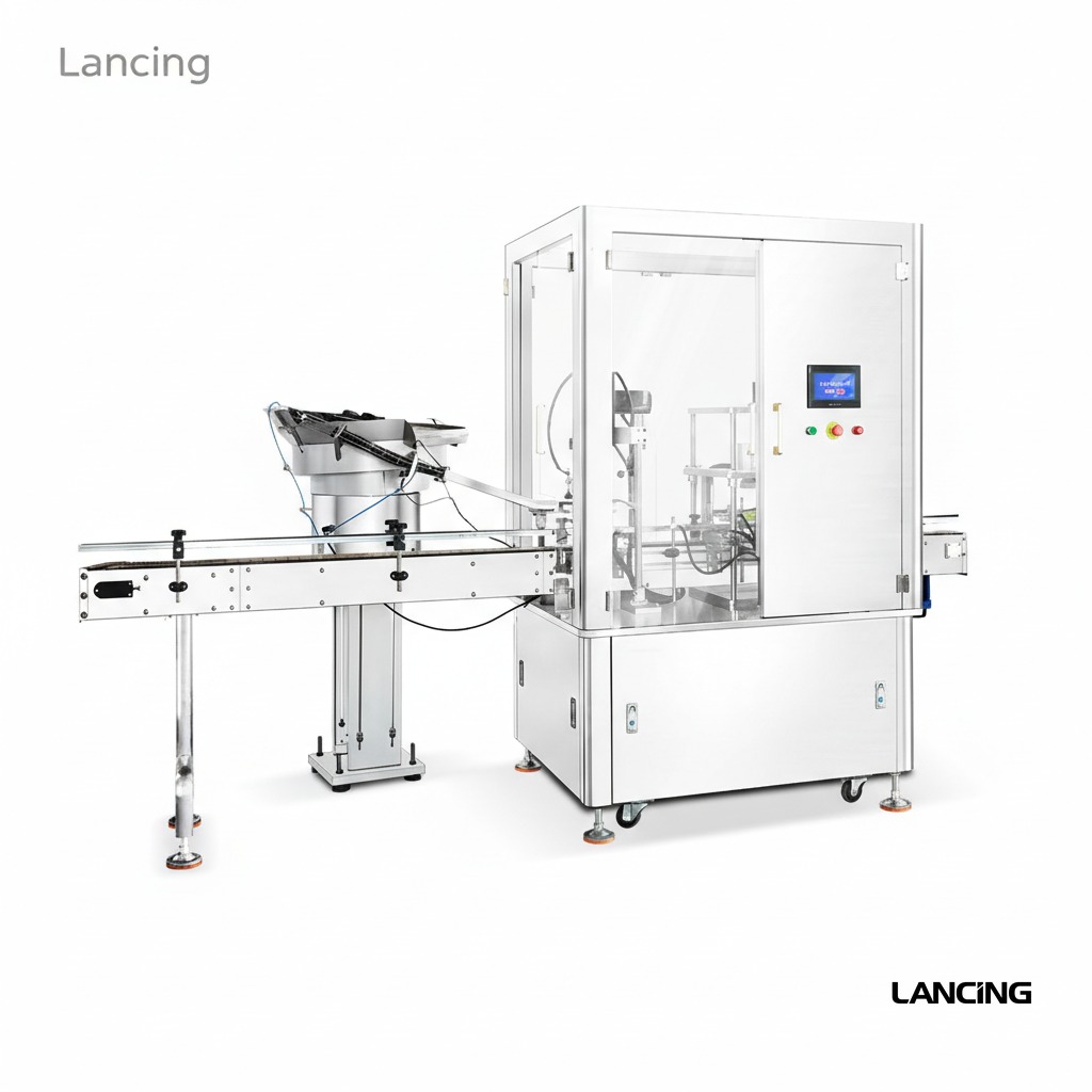 High Speed Bottle Cap Pressing Machine Coffee Powder Seasoning Jar Capper