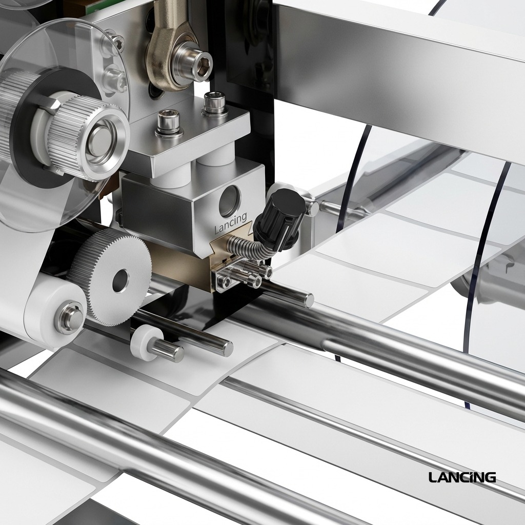 ZS‑TB50D/T Semi Automatic Round Bottle Labeling Machine gallery 4