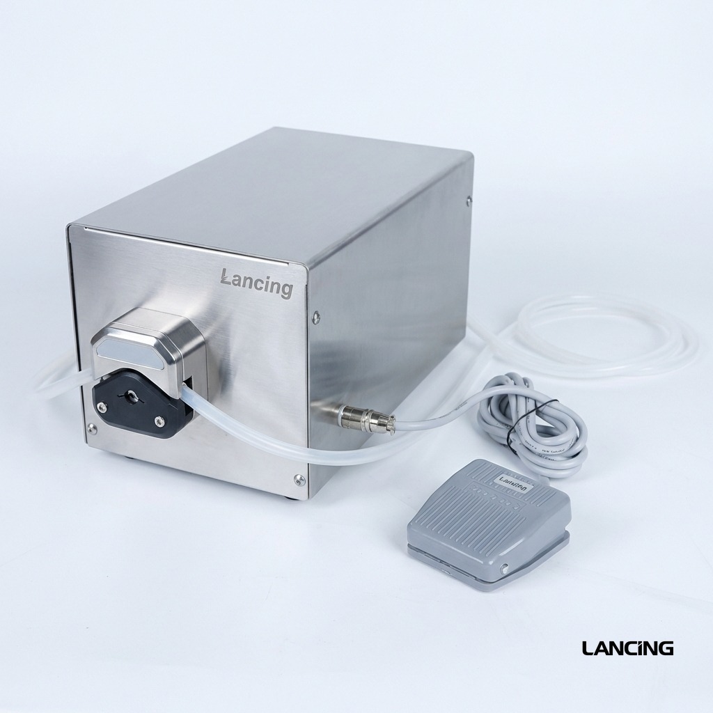 Semi-Auto Peristaltic Liquid Weighing Filling Machine gallery 4