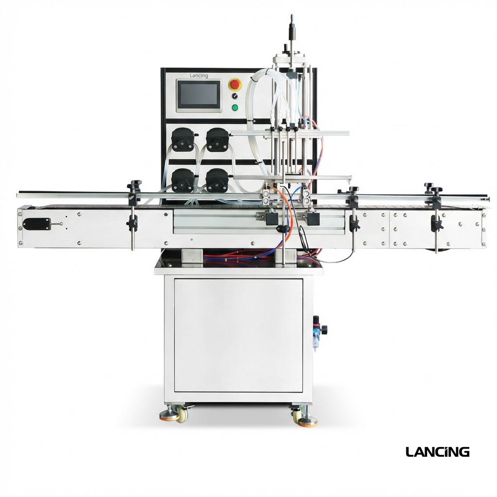 Servo Peristaltic Pump Juice Beverage Liquid Liquid Filling Machine