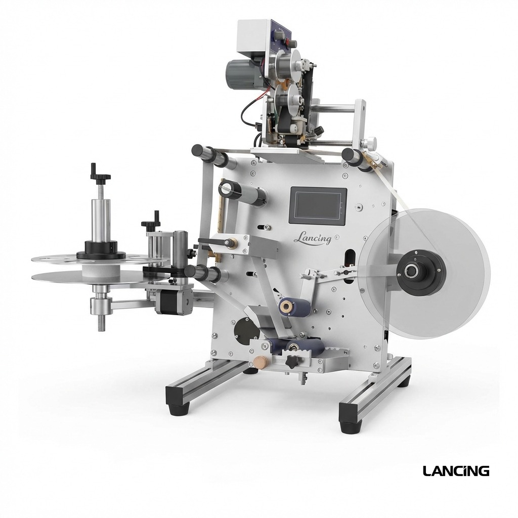 Double-Side Round Bottle Labeling Machine