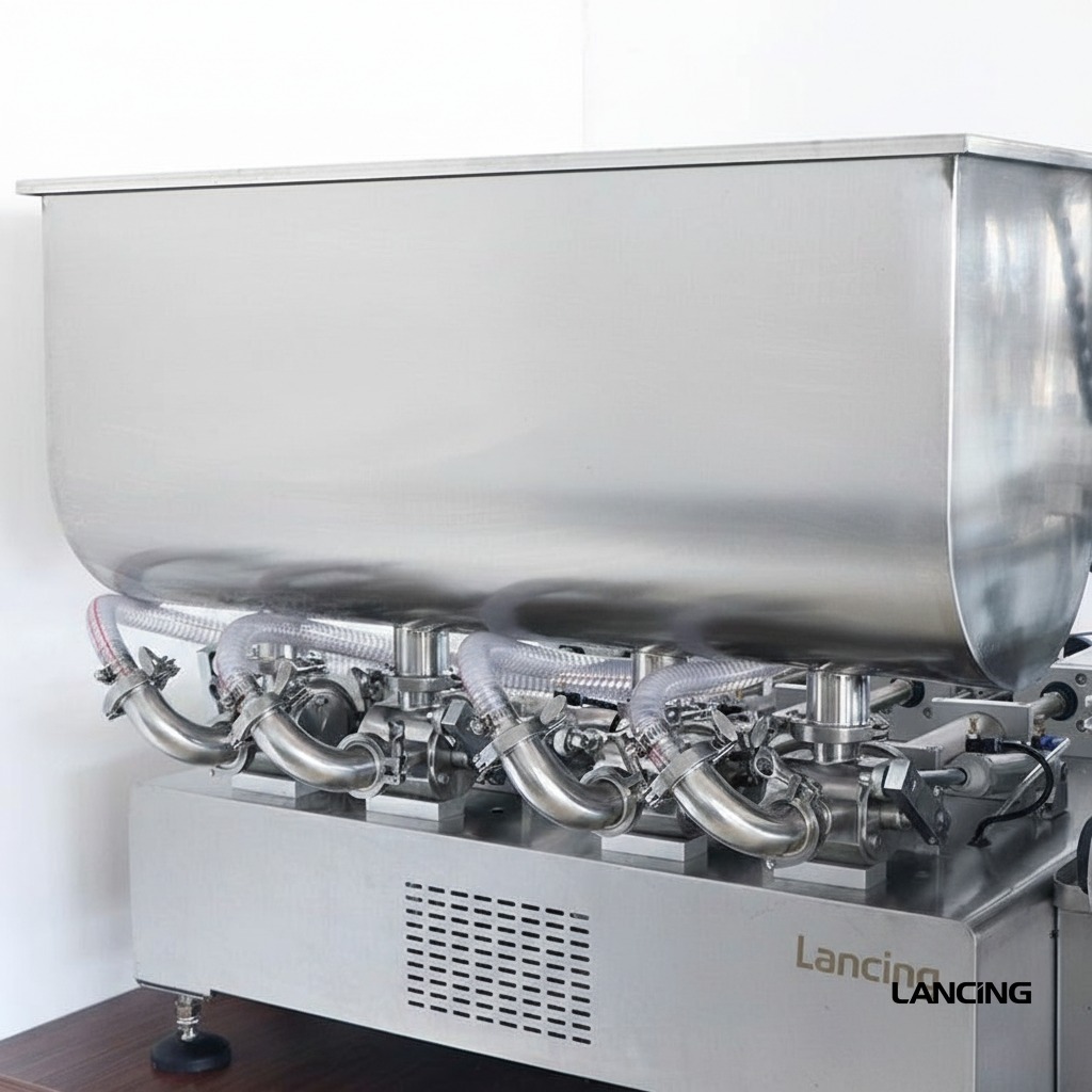 ZS-DTGT4T Pneumatic 4-Nozzle Semi-Auto Liquid & Paste Filling Machine gallery 2