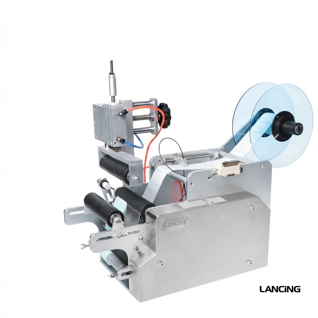 Semi-automatic Round Bottle Labeling Machine