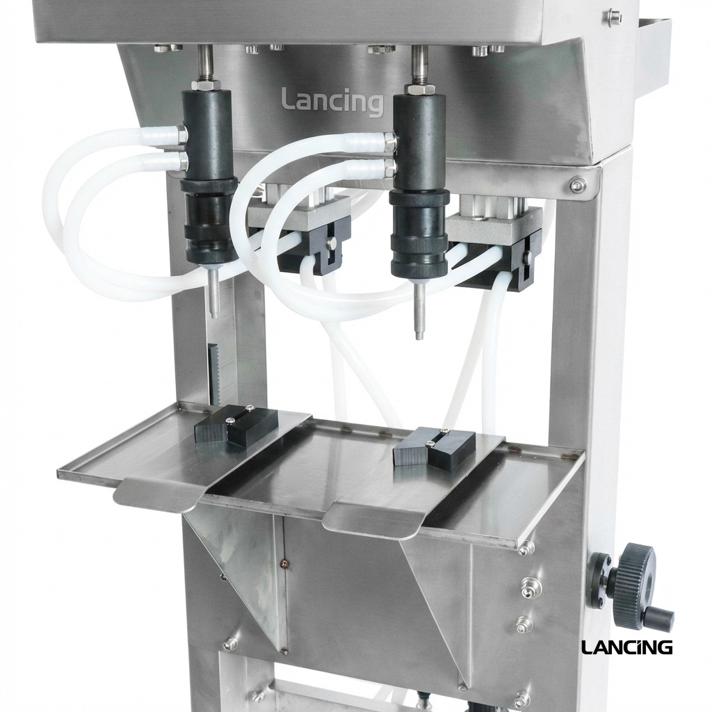 Pneumatic Vacuum Liquid Filling Machine gallery 3