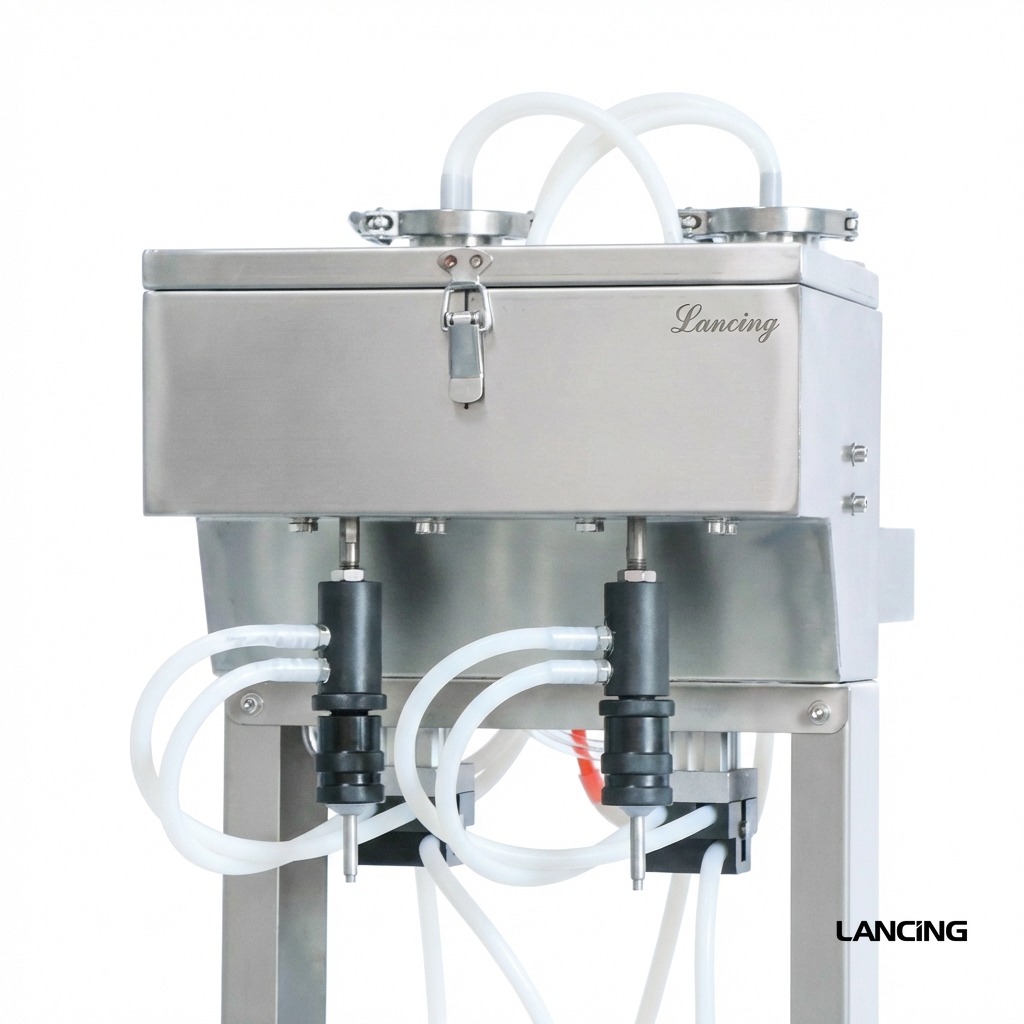 Pneumatic Vacuum Liquid Filling Machine gallery 4