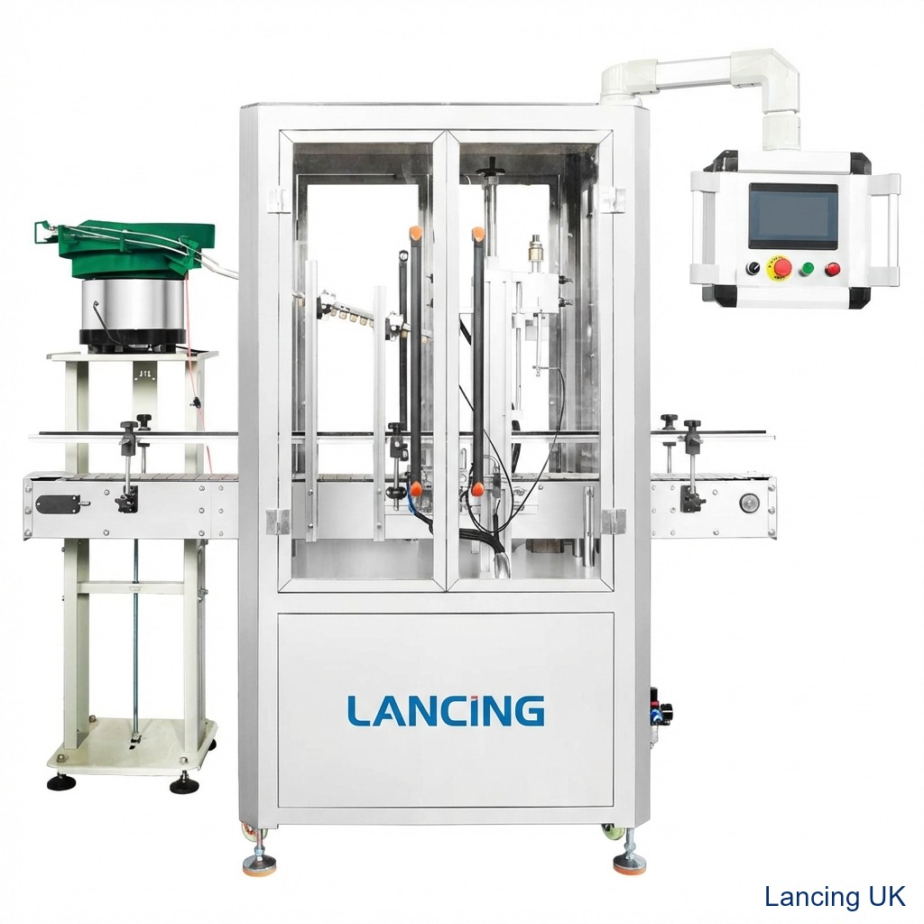 ZS‑XG16D2 Automatic Bottle Cap Pressing Machine with Cover