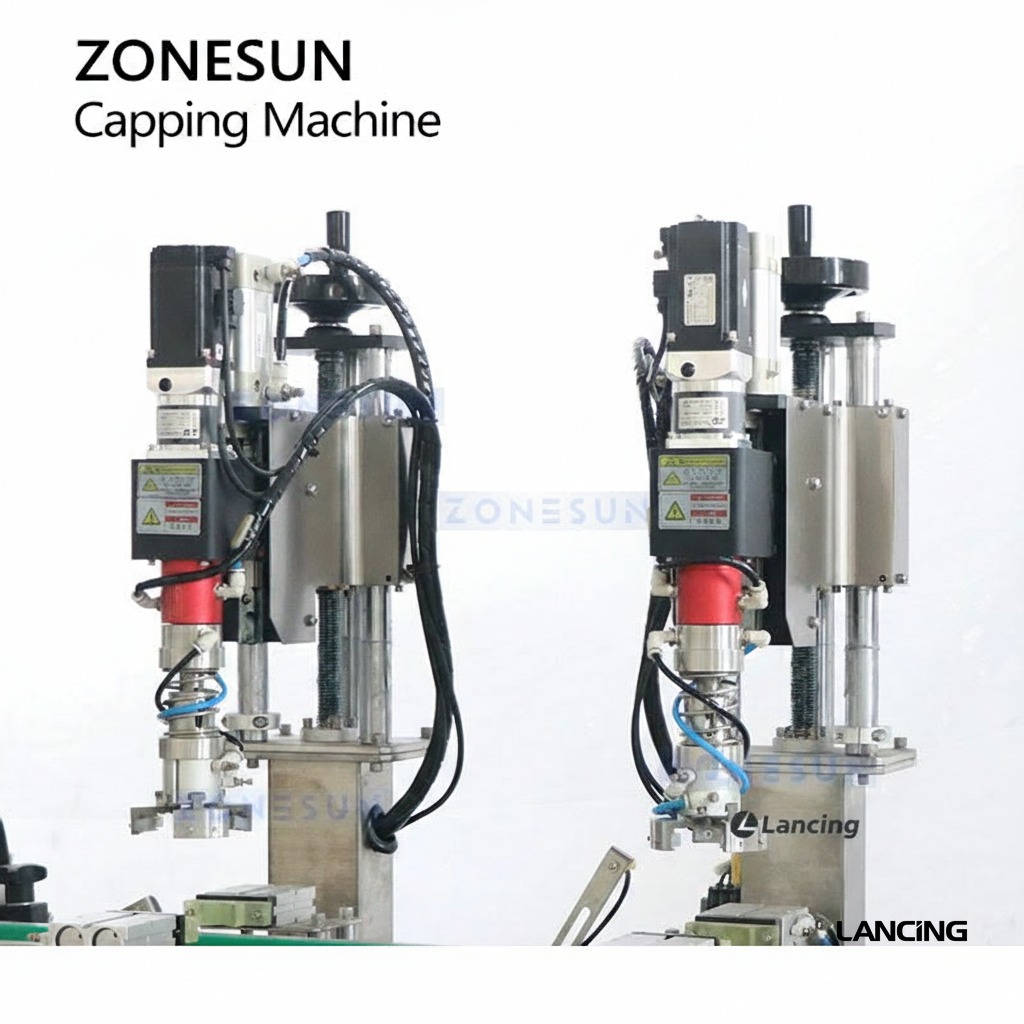 ZS-XG440T2 Automatic Metal Twist Off Feeding Capping Machine gallery 4