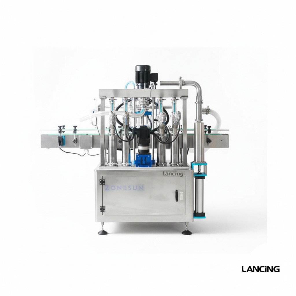 ZS-YT4T-4PX Automatic Paste Lotion Bottle Filling Machine gallery 2