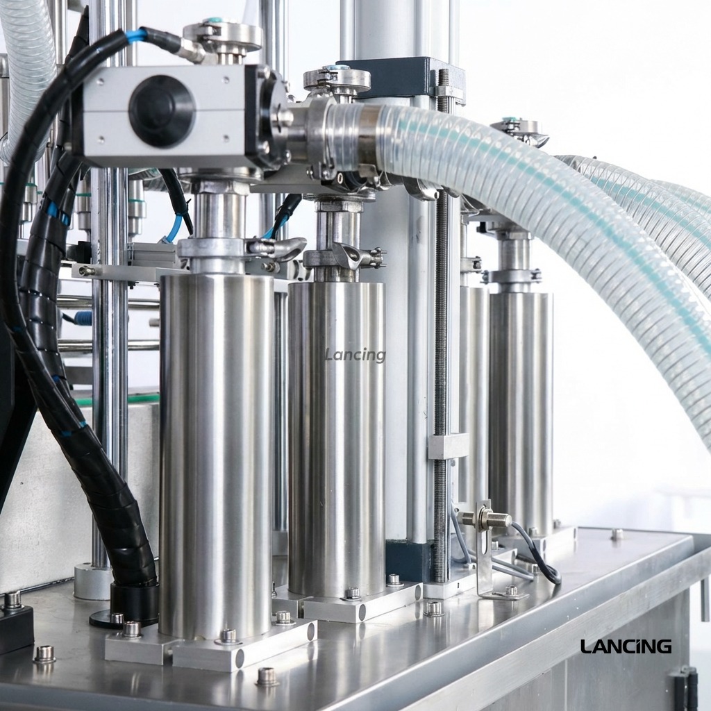 ZS-YT4TZ Automatic 4 Nozzles Piston Liquid Filling Machine gallery 3