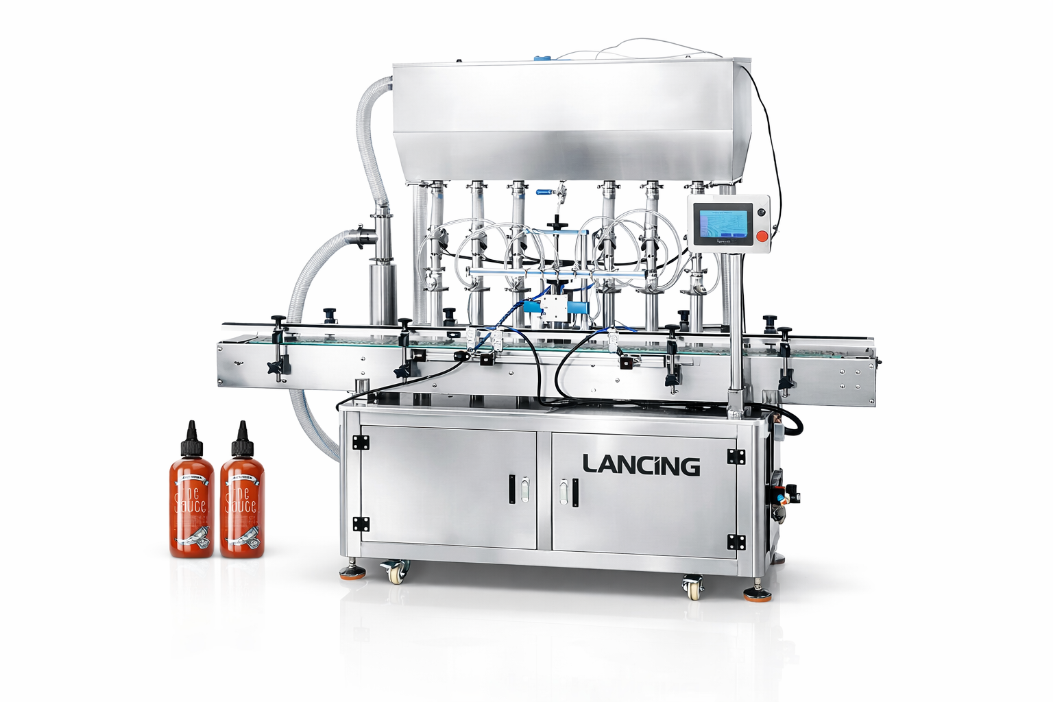 6‑Head Servo Piston Paste Filling Machine gallery 1