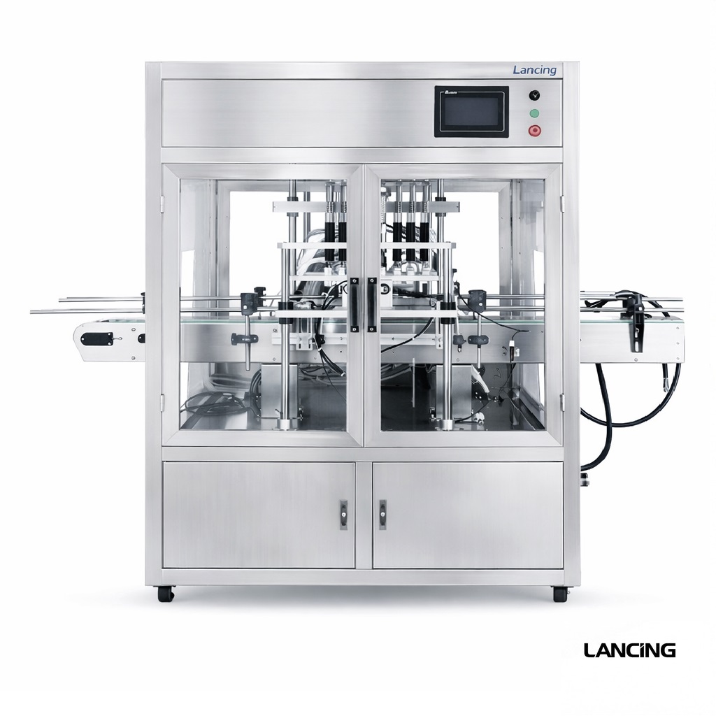 Automatic 8‑Nozzle Vacuum Liquid Filling Machine gallery 5